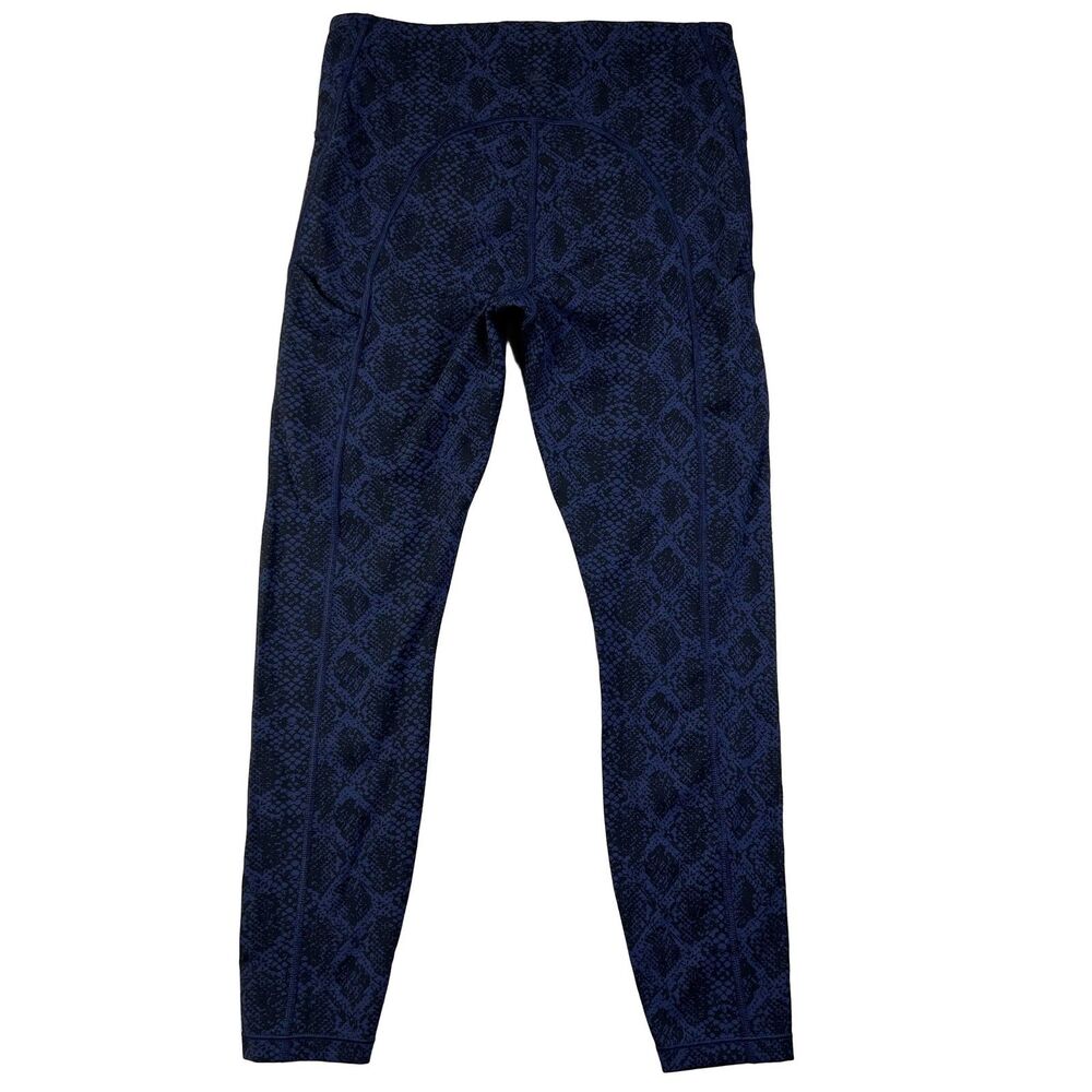 Athleta Ultimate 7/8 Tight Leggings Women's S Navy Blue Black Side Pockets